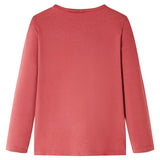 Vidaxl Children's shirt with long sleeves 140 rose brown