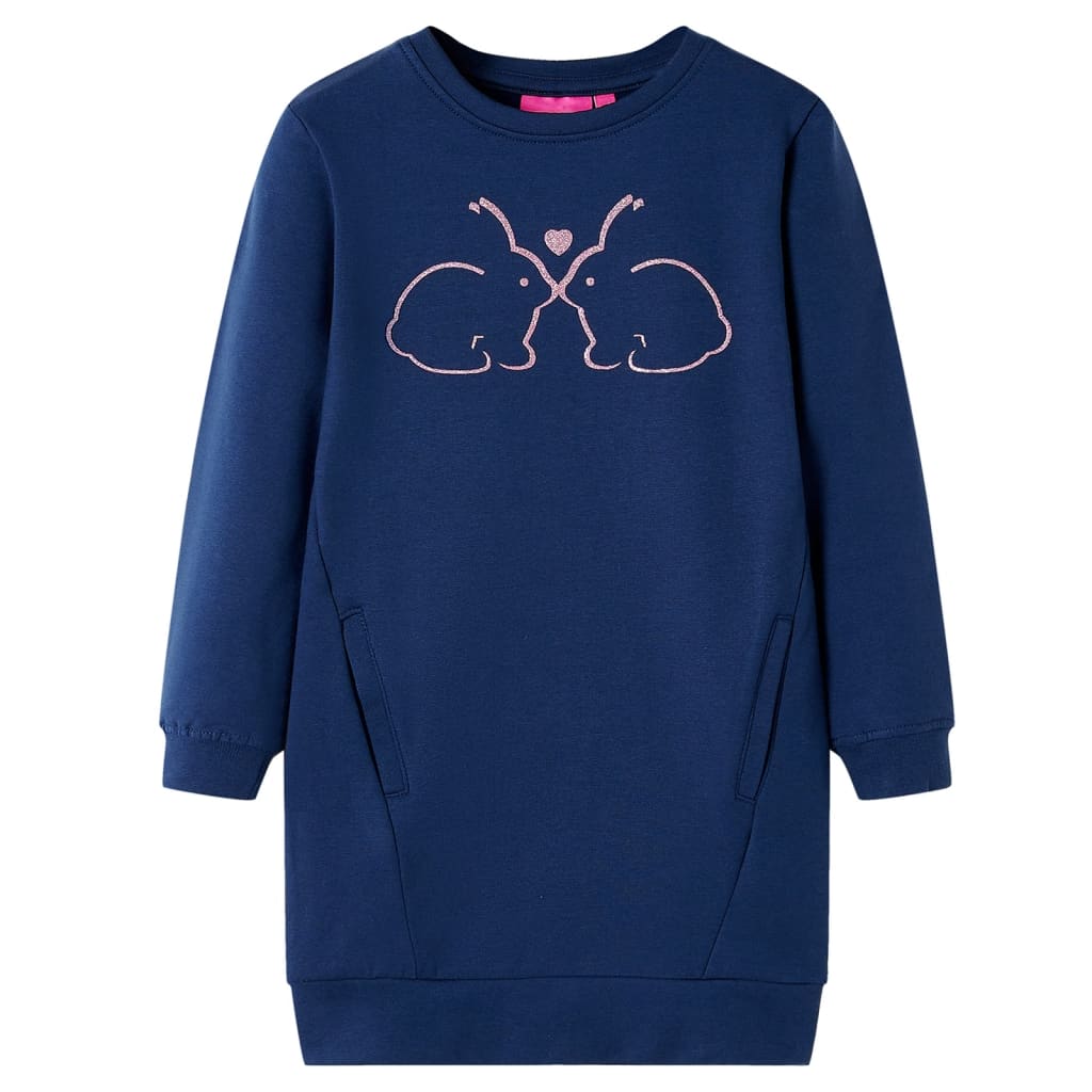 Vidaxl Children's dress 92 Navy blue