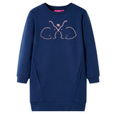 Vidaxl Children's dress 92 Navy blue