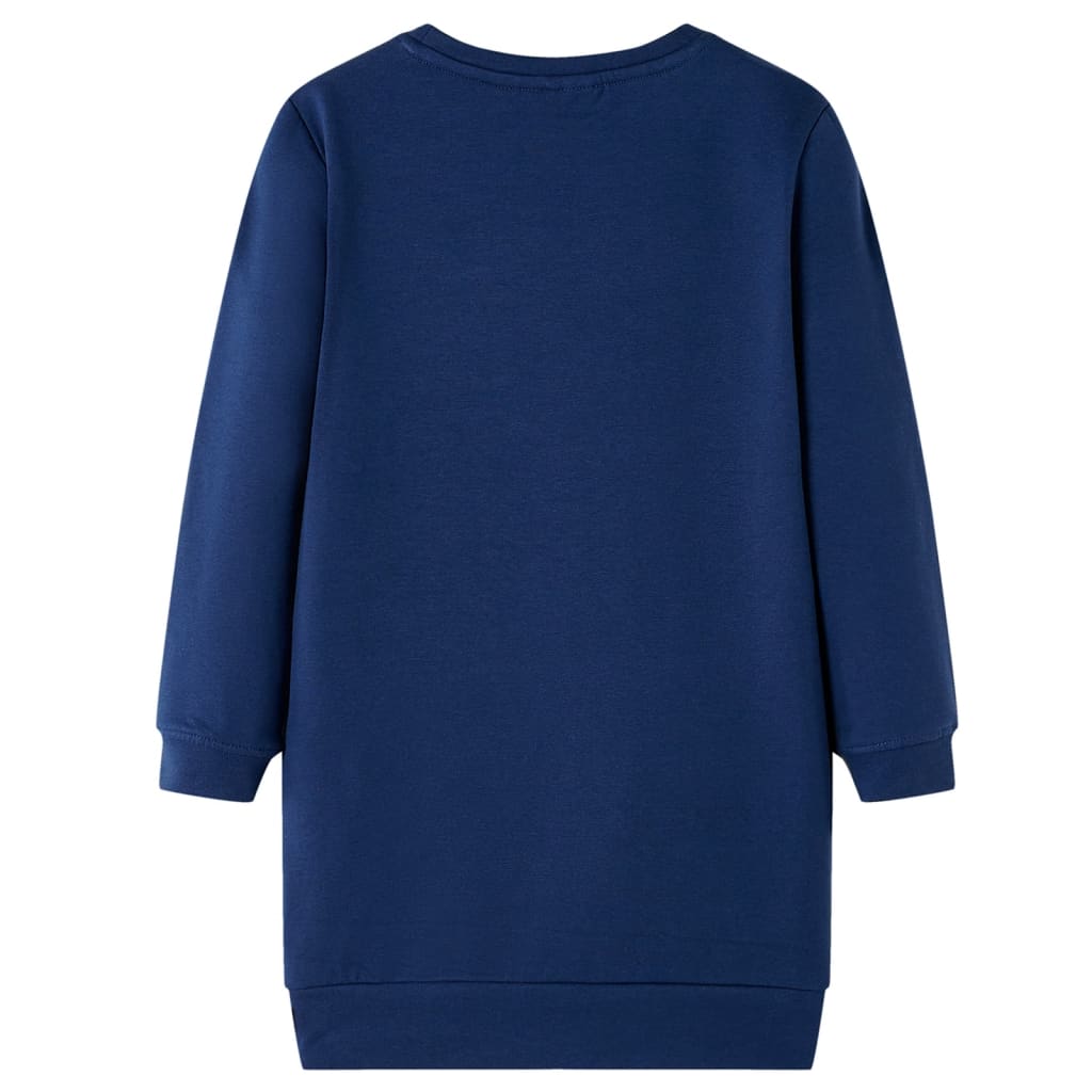 Vidaxl Children's Dress 116 Navy blue