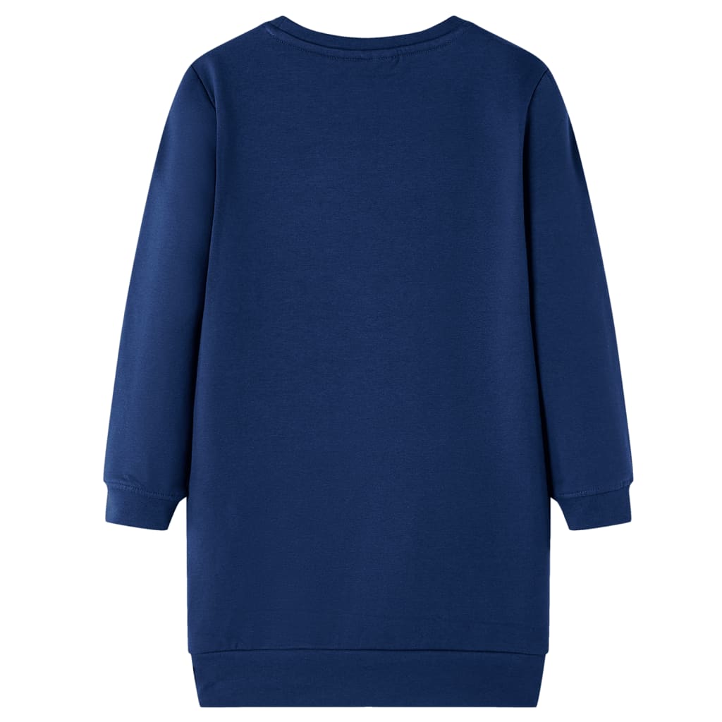 Vidaxl Children's Dress 128 Navy blue