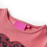 Vidaxl Children's shirt with long sleeves 116 Old pink