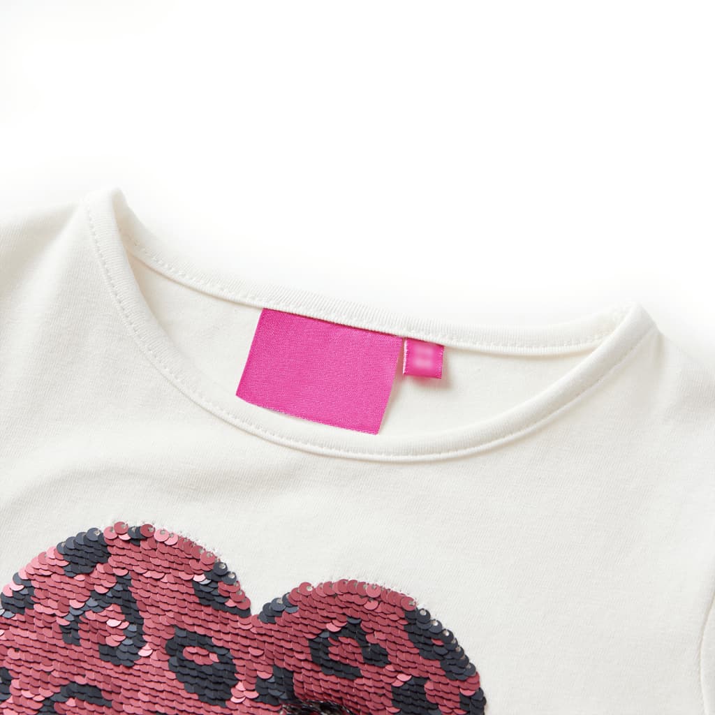 Vidaxl Children's shirt with long sleeves 104 ecru
