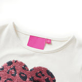 Vidaxl Children's shirt with long sleeves 104 ecru
