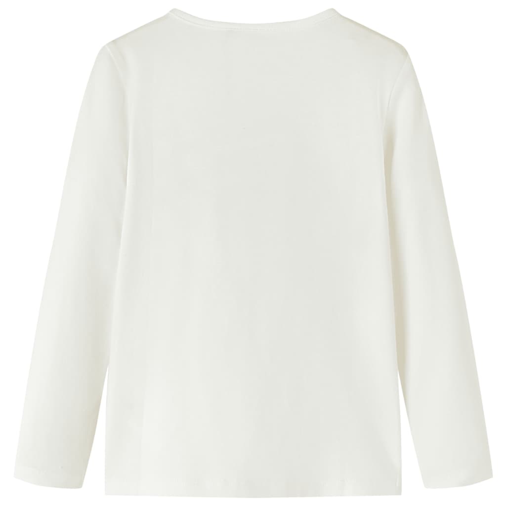 Vidaxl Children's shirt with long sleeves 116 ecru
