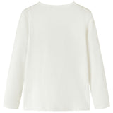Vidaxl Children's shirt with long sleeves 116 ecru