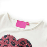 Vidaxl Children's shirt with long sleeves 128 ecru