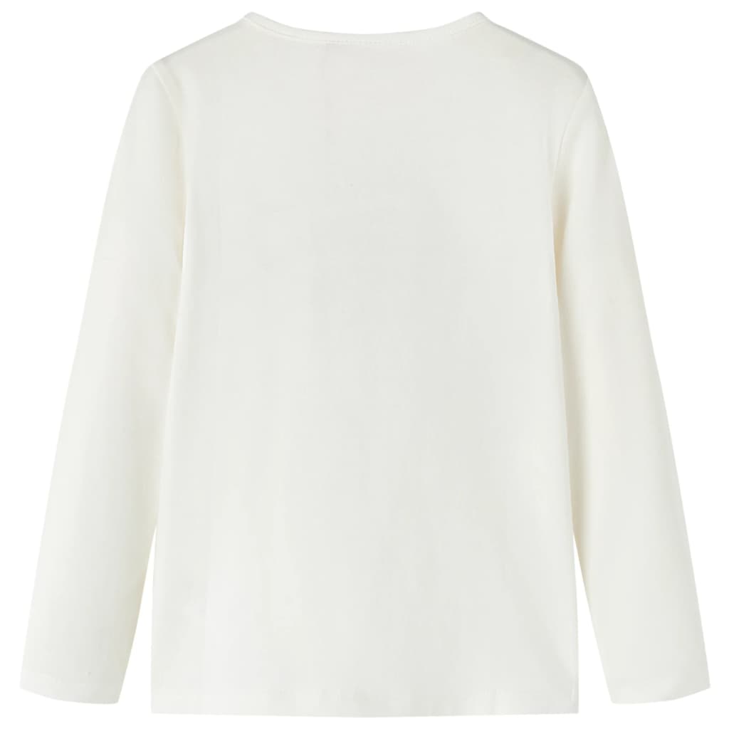 Vidaxl Children's shirt with long sleeves 140 ecru
