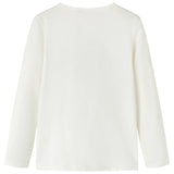 Vidaxl Children's shirt with long sleeves 140 ecru