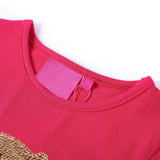 Vidaxl Children's shirt with long sleeves 140 bright pink