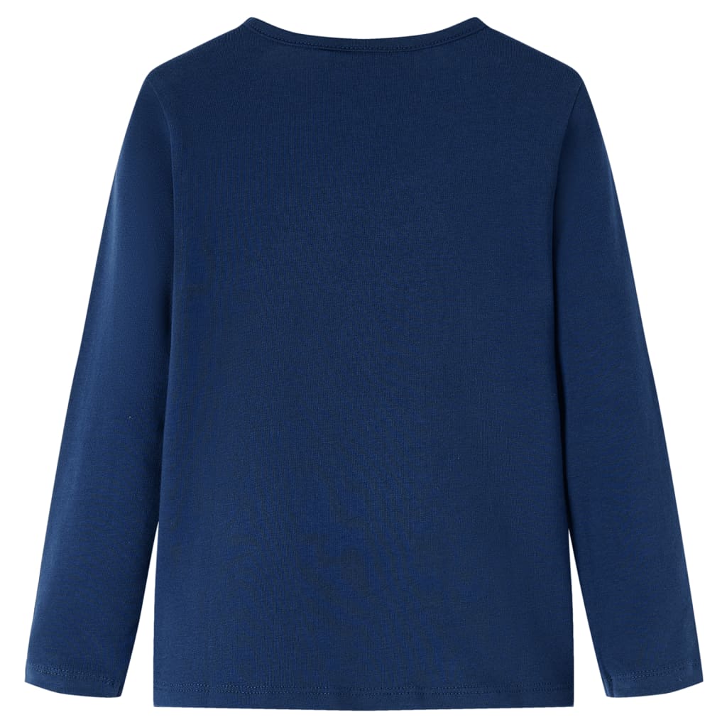 VidaXL children's shirt with long sleeves 92 Navy blue
