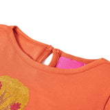 Vidaxl Children's shirt with long sleeves 116 Oranjebruin