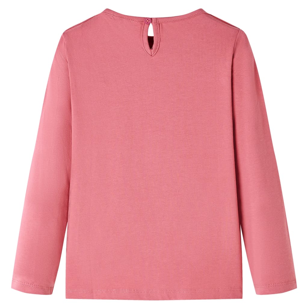 Vidaxl Children's shirt with long sleeves 92 Old pink