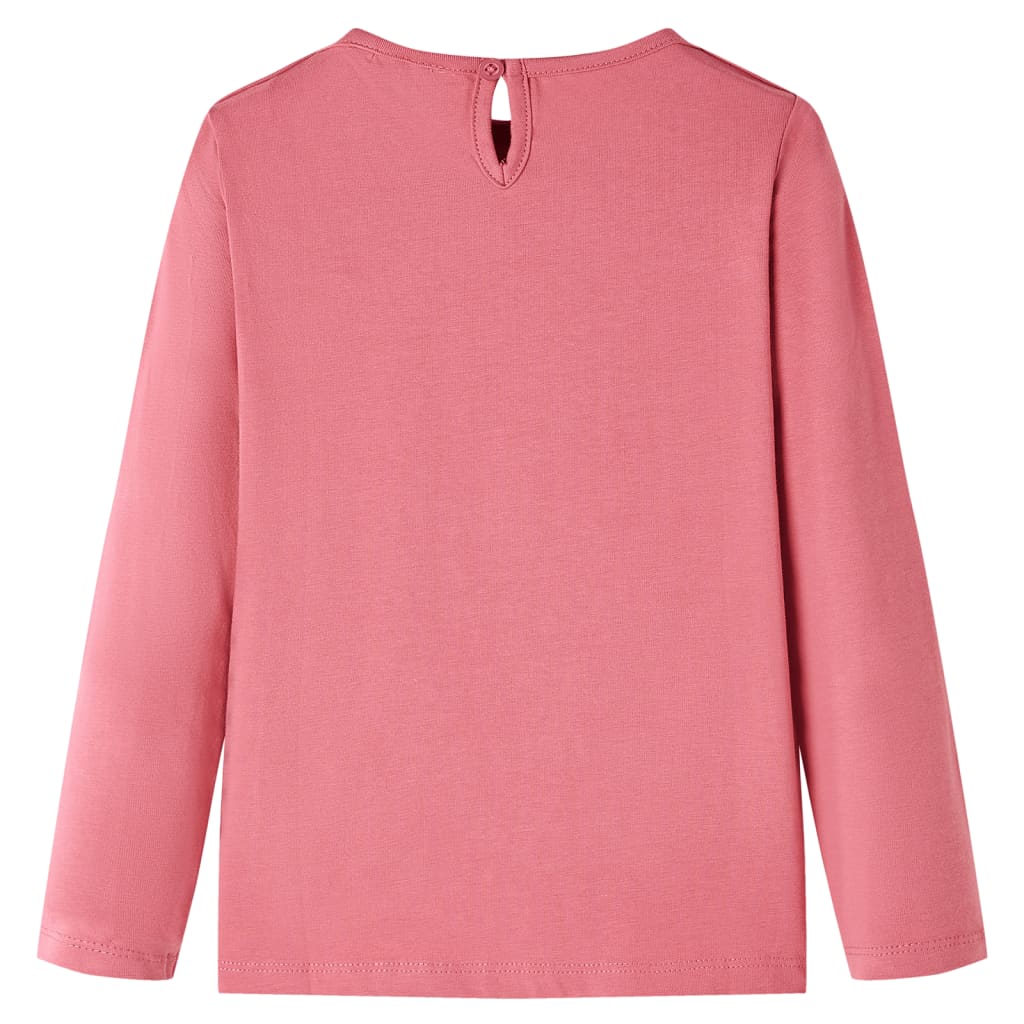 Vidaxl Children's shirt with long sleeves 128 Old pink