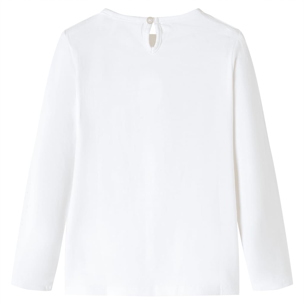 Vidaxl Children's Shirt med lange ermer 128 ECRU