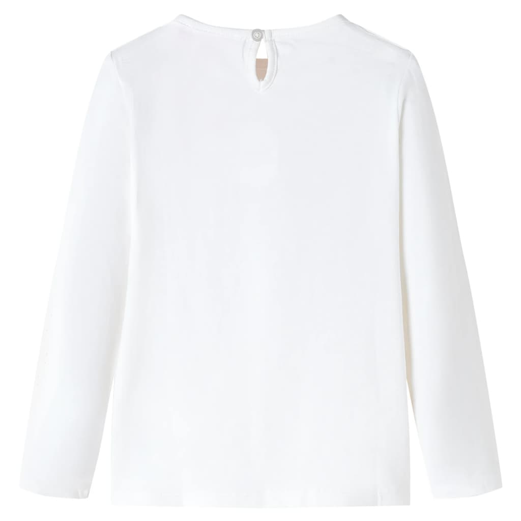Vidaxl Children's Shirt med lange ermer 140 ECRU