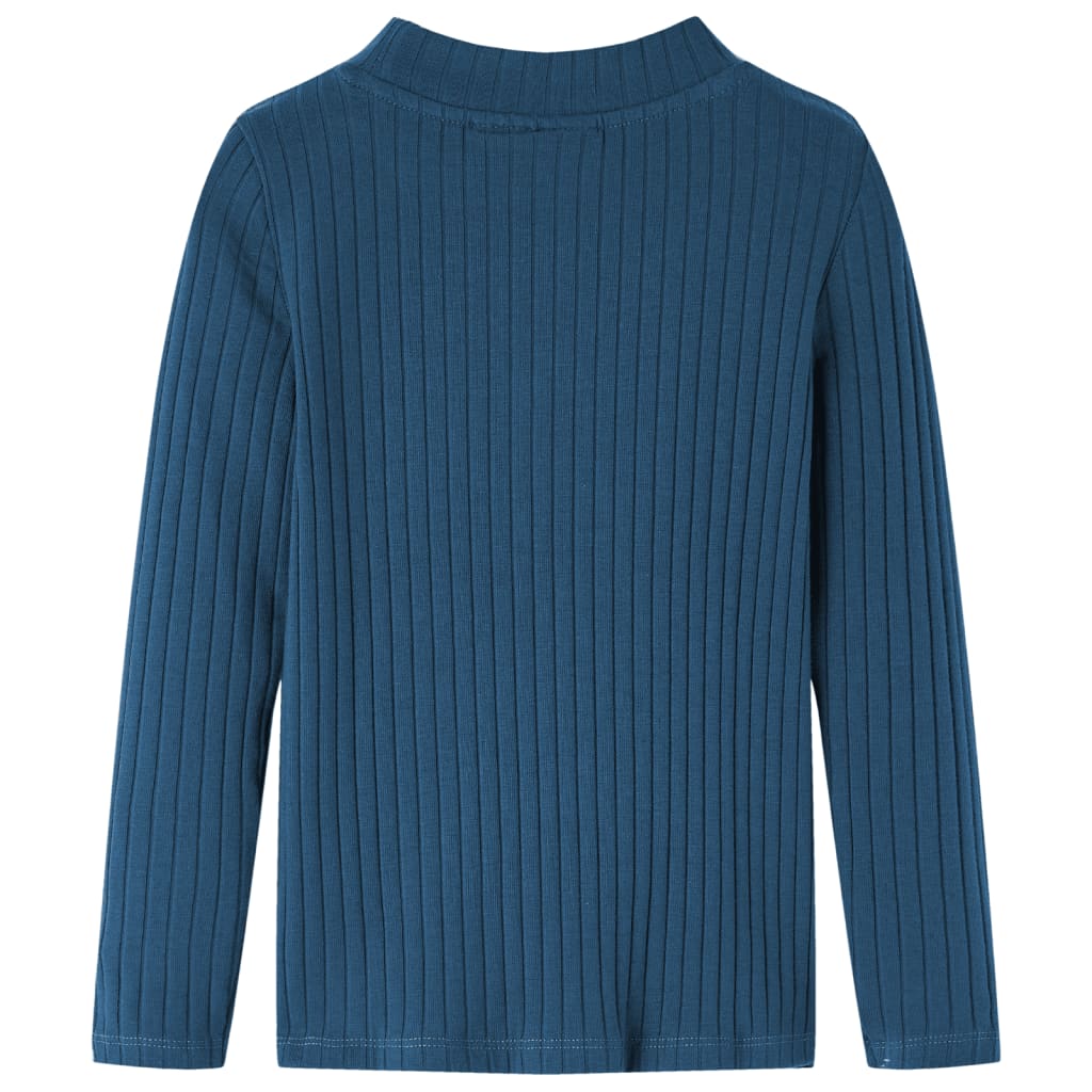 Vidaxl Kanner Shisch Ribbed 128 Navy Blo