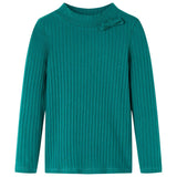 Vidaxl children's shirt ribbed 104 dark green