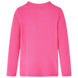 Vidaxl Children's shirt ribbed 104 bright pink