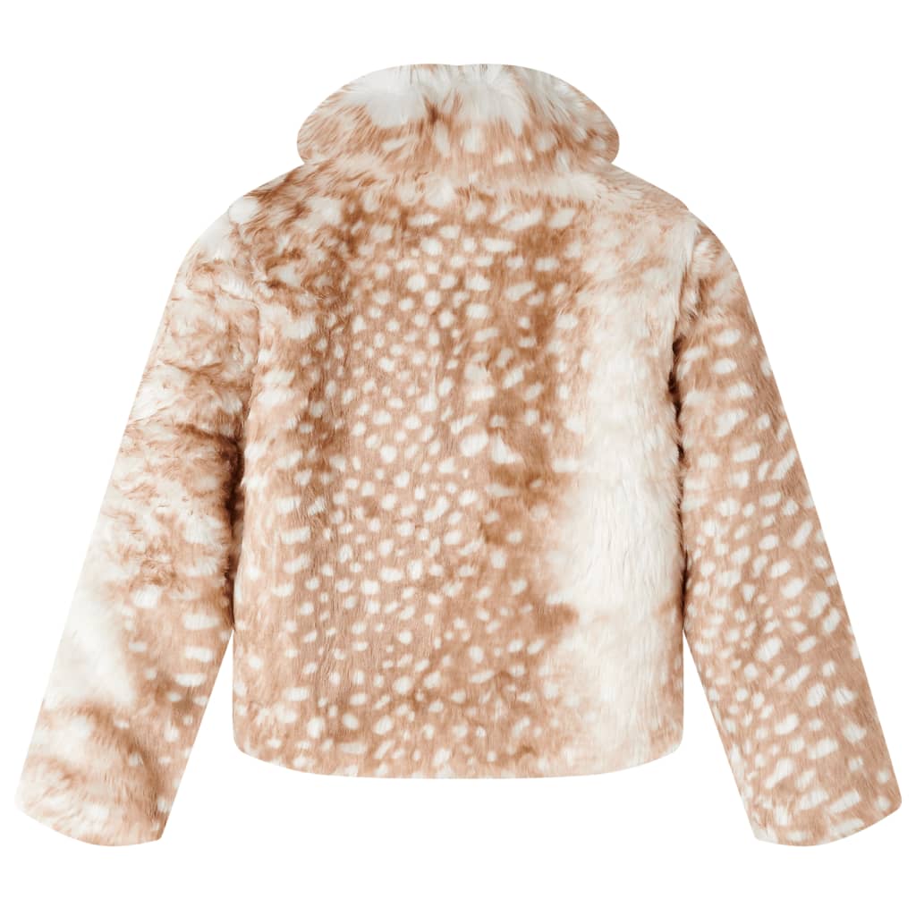 VidaXL Children's Jacket 104 Art Supply Cognac colored