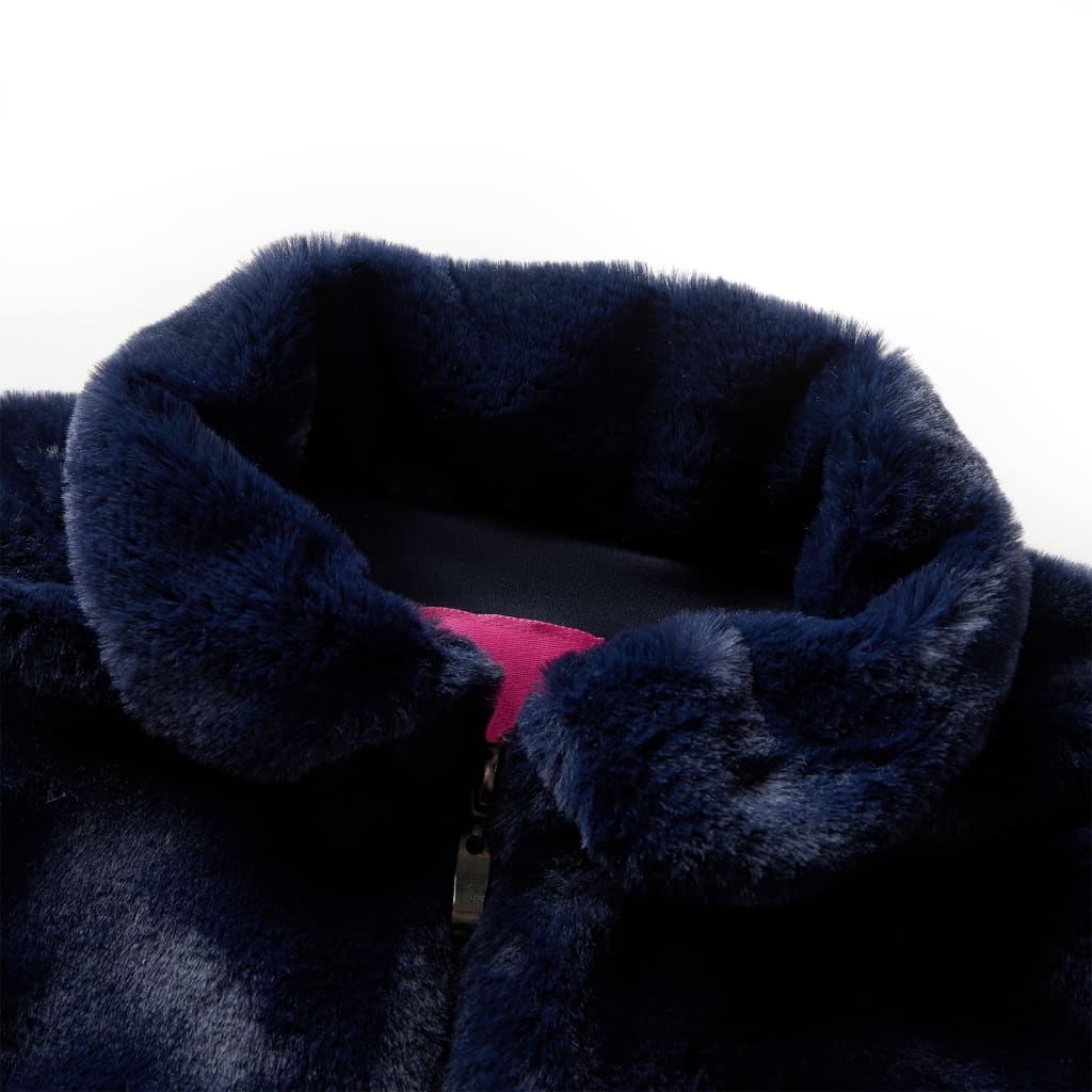 Vidaxl Otroška jakna 104 Art Supply Navy Blue