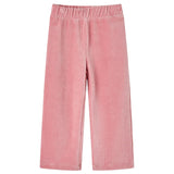 Vidaxl Kinderbroek 92 Rib Velvet Light Pink