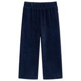 Vidaxl Kinderbroek 92 Rib velvet navy blue