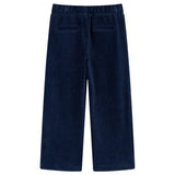 Vidaxl Kinderbroek 92 Rib velvet navy blue