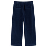 Vidaxl Kinderbroek 104 Rib velvet navy blue