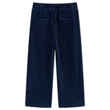 Vidaxl Kinderbroek 140 Rib velvet navy blue