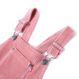 Vidaxl Children's garden dress 104 Rib velvet light pink