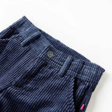 Vidaxl kids trousers 92 corduroy navy blue