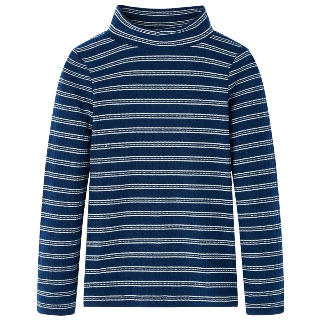 Vidaxl children's shirt with long sleeves 116 navy blue