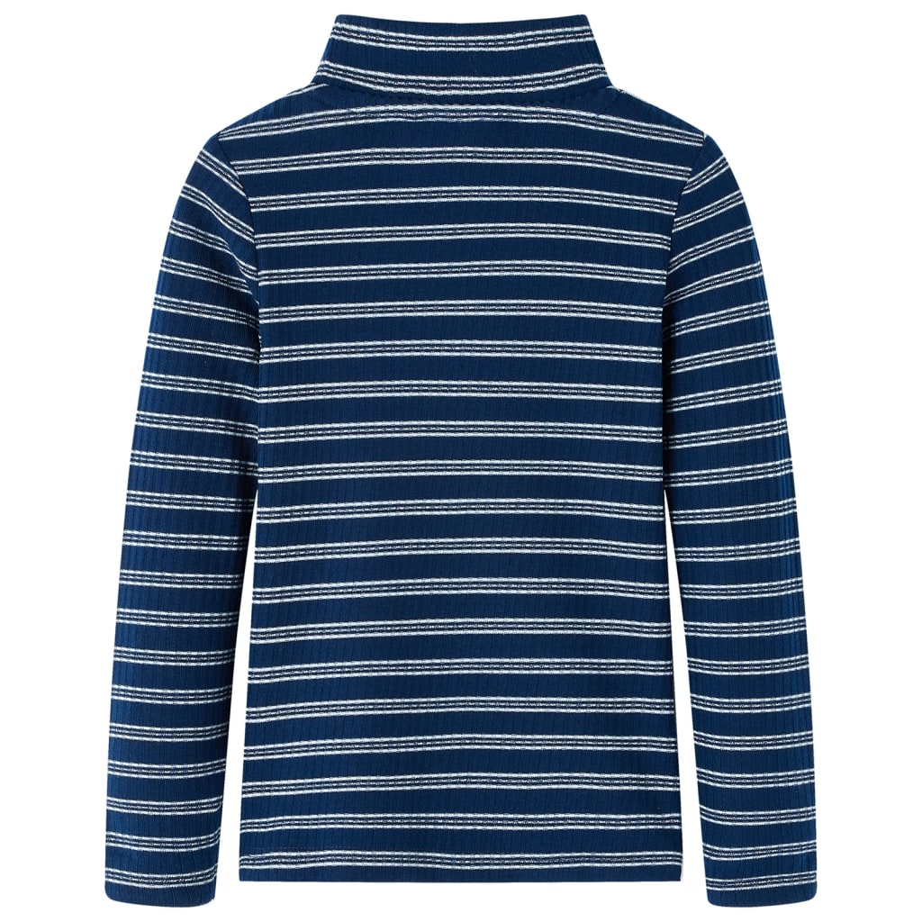 Vidaxl children's shirt with long sleeves 116 navy blue