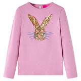 Vidaxl Children's shirt with long sleeves 92 rose brown
