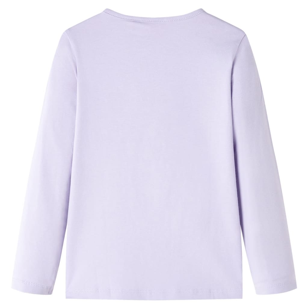 Vidaxl Children's shirt with long sleeves 116 Light lilac
