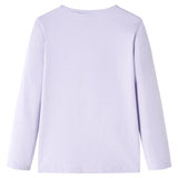 Vidaxl Children's shirt with long sleeves 128 Light lilac