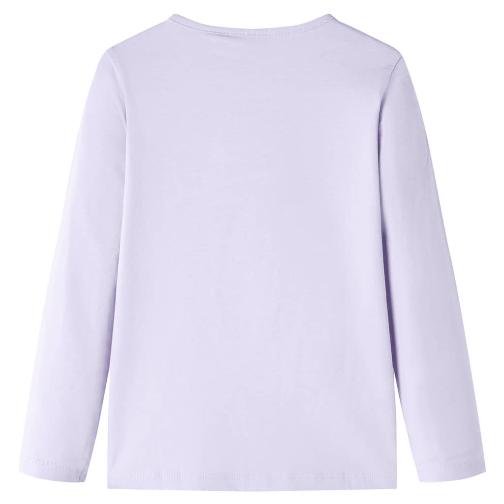 Vidaxl Børnestrøje med lange ærmer 140 Light Lilac