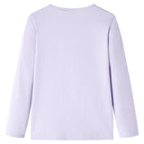 Vidaxl Børnestrøje med lange ærmer 140 Light Lilac