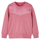Vidaxl Children's sweater velvet patchwork 92 Raspberry color