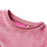 Vidaxl Children's sweater velvet patchwork 92 Raspberry color