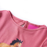 Vidaxl Kanner Shirt mat laangen Ärmelen 92 al Pink