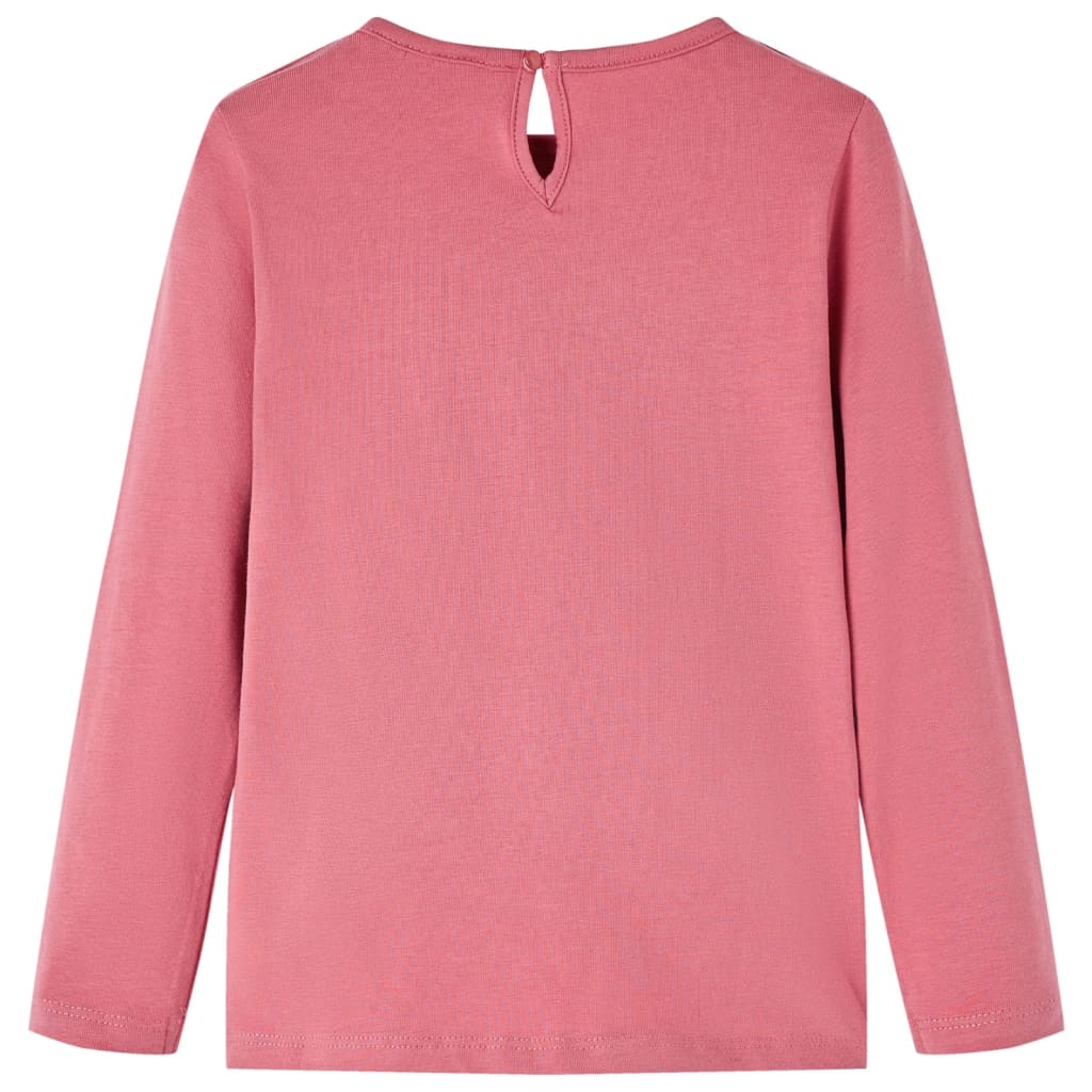 Vidaxl Kanner Shirt mat laange Schätzungen 104 al Pink