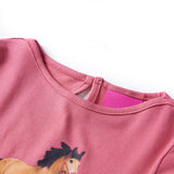 Vidaxl Children's shirt with long sleeves 128 Old pink