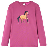 Camisa infantil de Vidaxl con mangas largas 92 Raspold