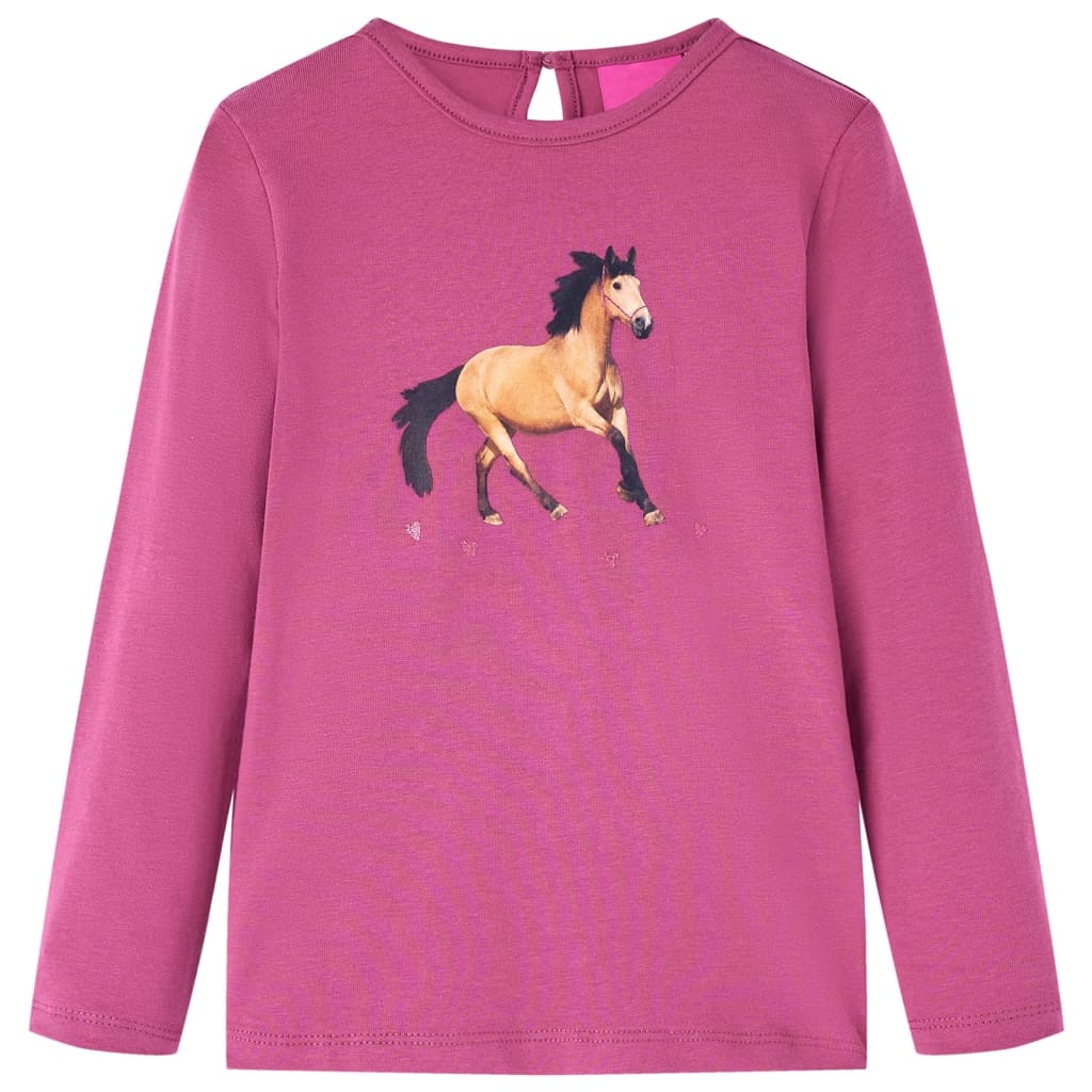 VidaXL children's shirt with long sleeves 140 raspold