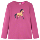 VidaXL children's shirt with long sleeves 140 raspold