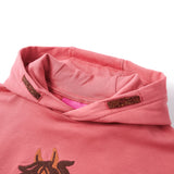 Dětský svetr Vidaxl s kapucí 92 Old Pink
