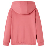 Dětský svetr Vidaxl s kapucí 104 Old Pink