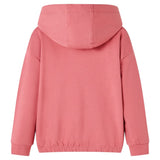 Dětský svetr Vidaxl s kapucí 128 Old Pink